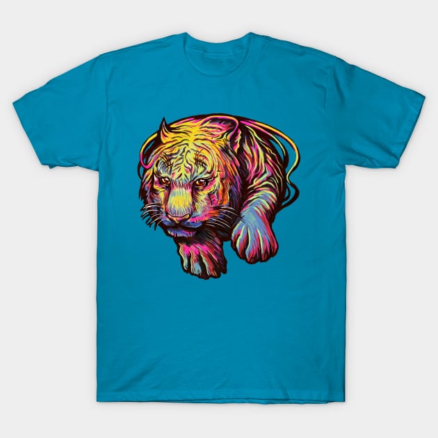 Tiger T-Shirt by VisAnastasis